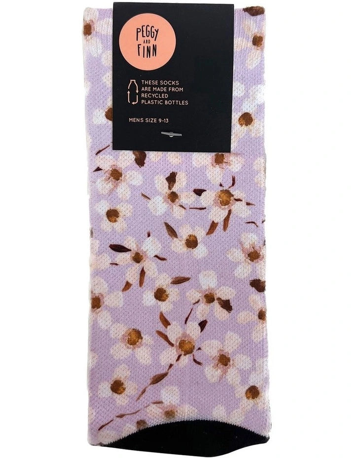 Peggy and Finn Wax Flower Bow Tie Gift Set in Purple