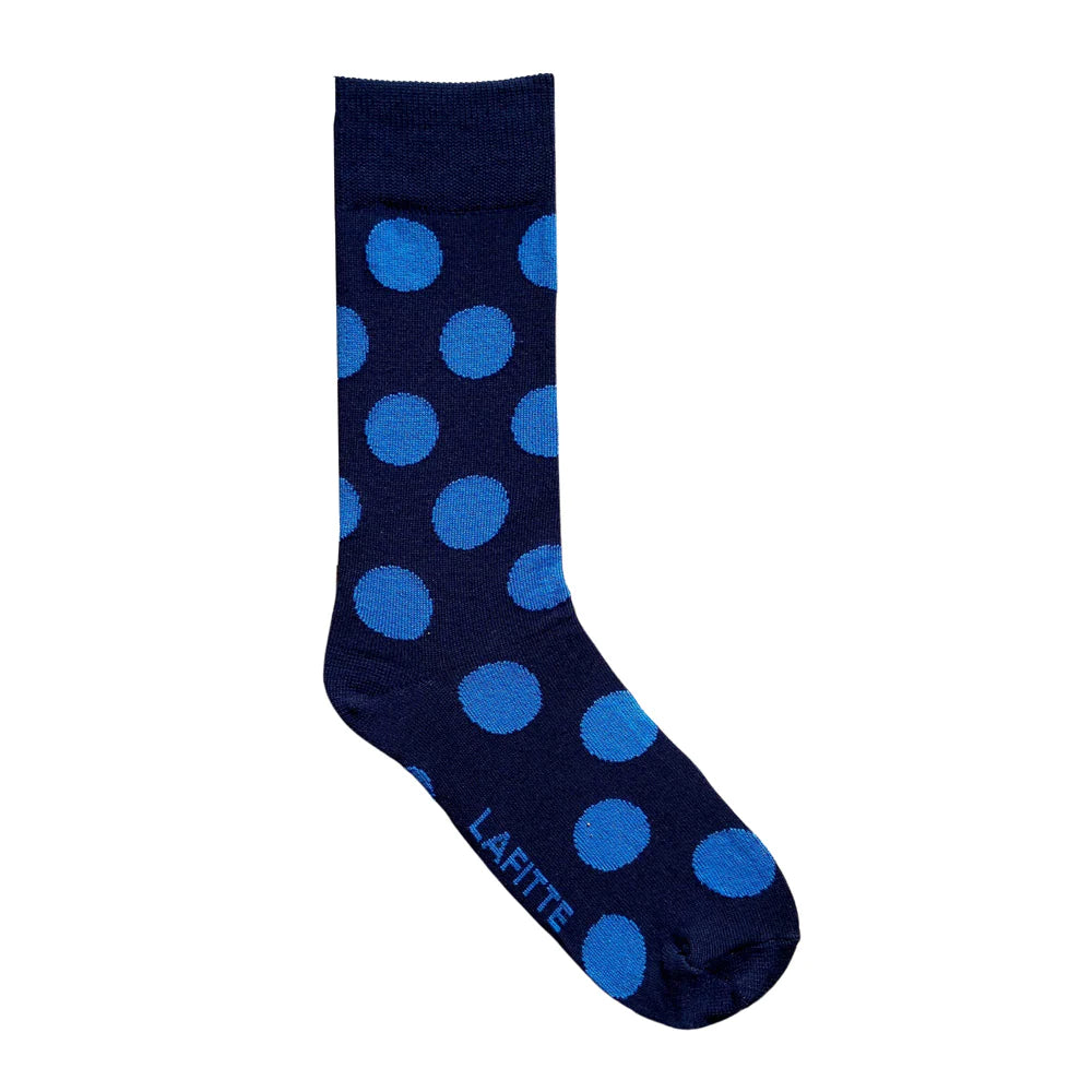 Big Spot Sock in Blue - Classic and Whimsical
