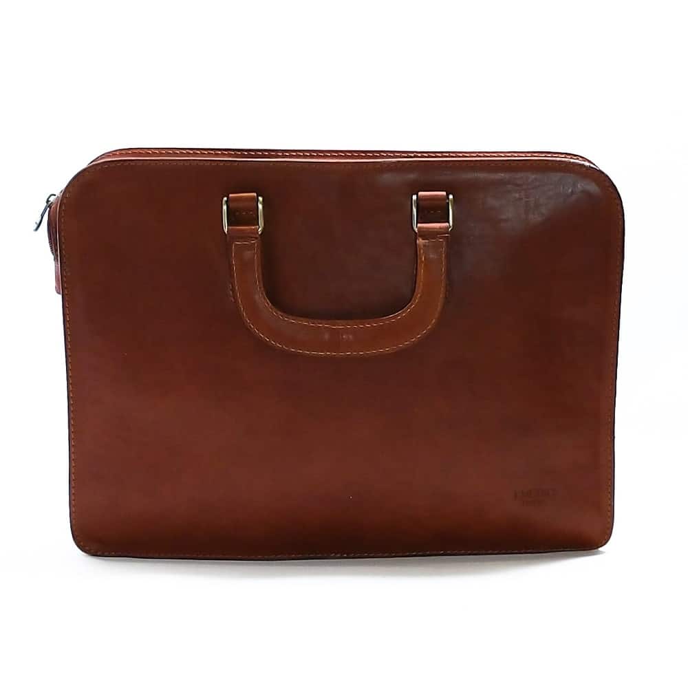 I Medici Italian Leather Laptop Briefcase