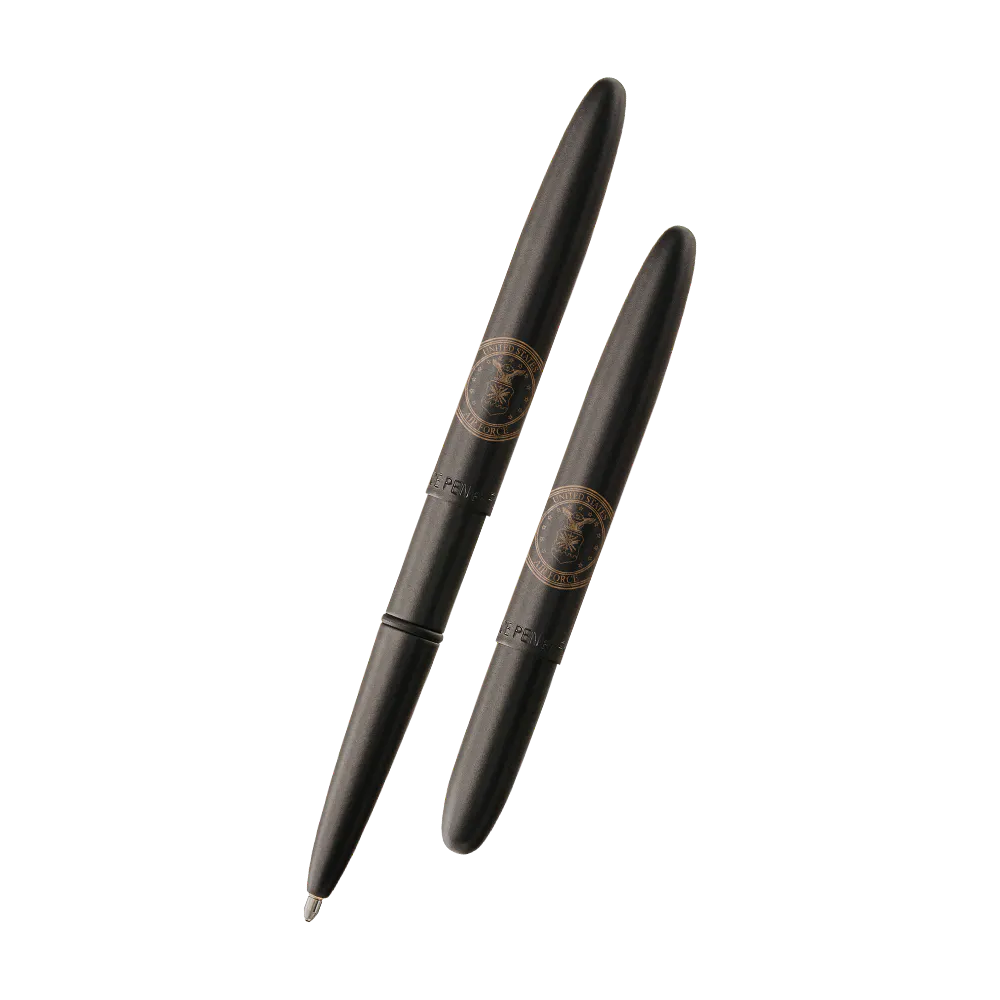 Matte Black Bullet Space Pen, Air Force Insignia