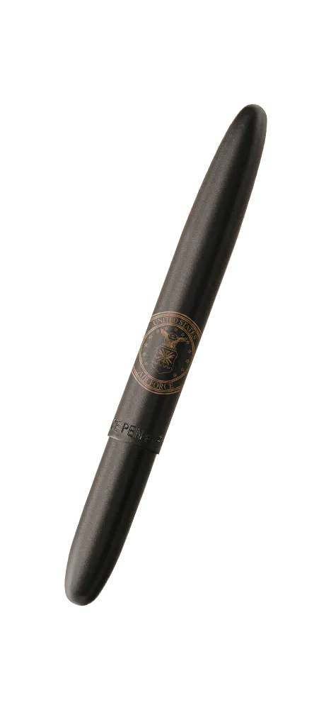 Matte Black Bullet Space Pen, Air Force Insignia