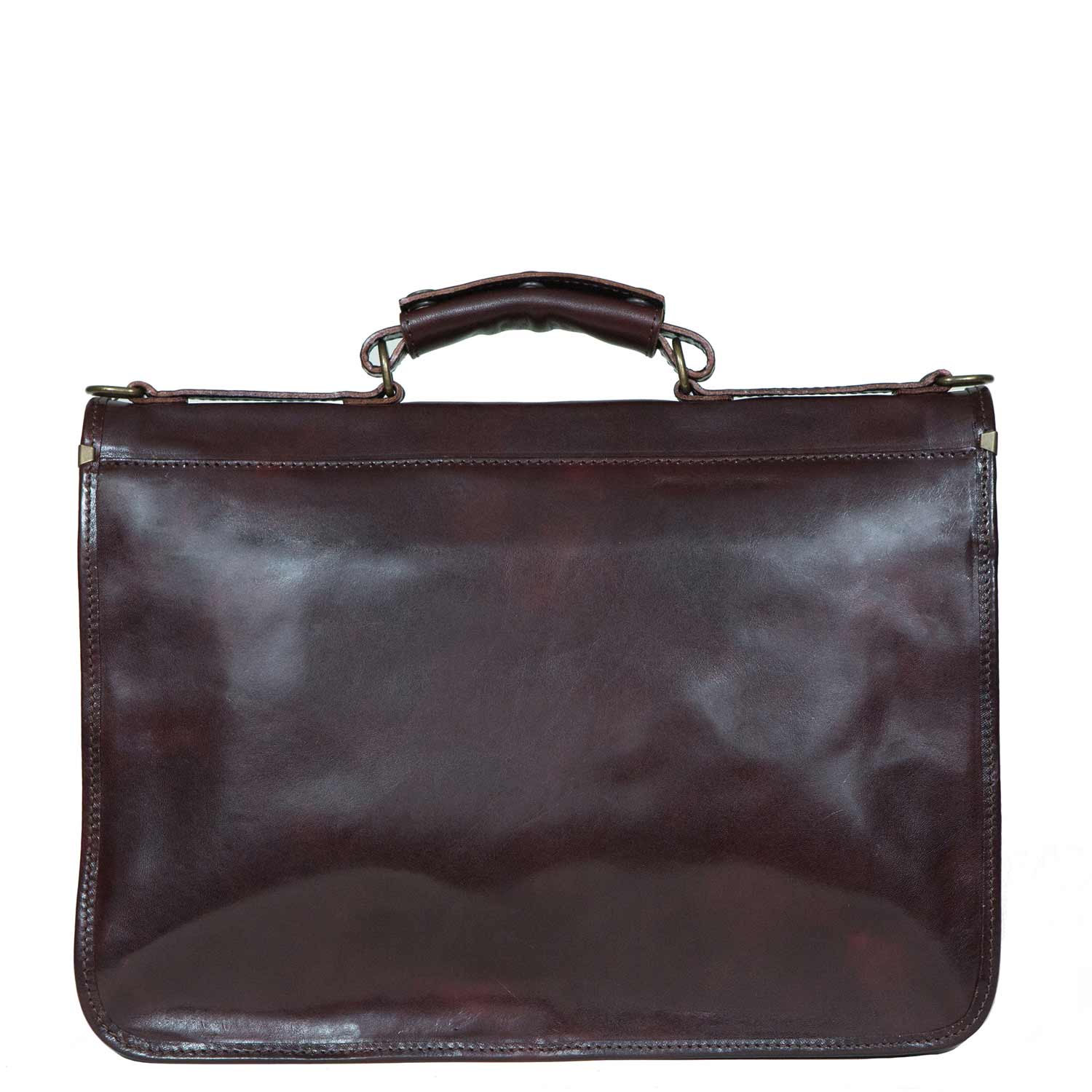 I Medici Cartella Scuola Italian Leather Briefcase