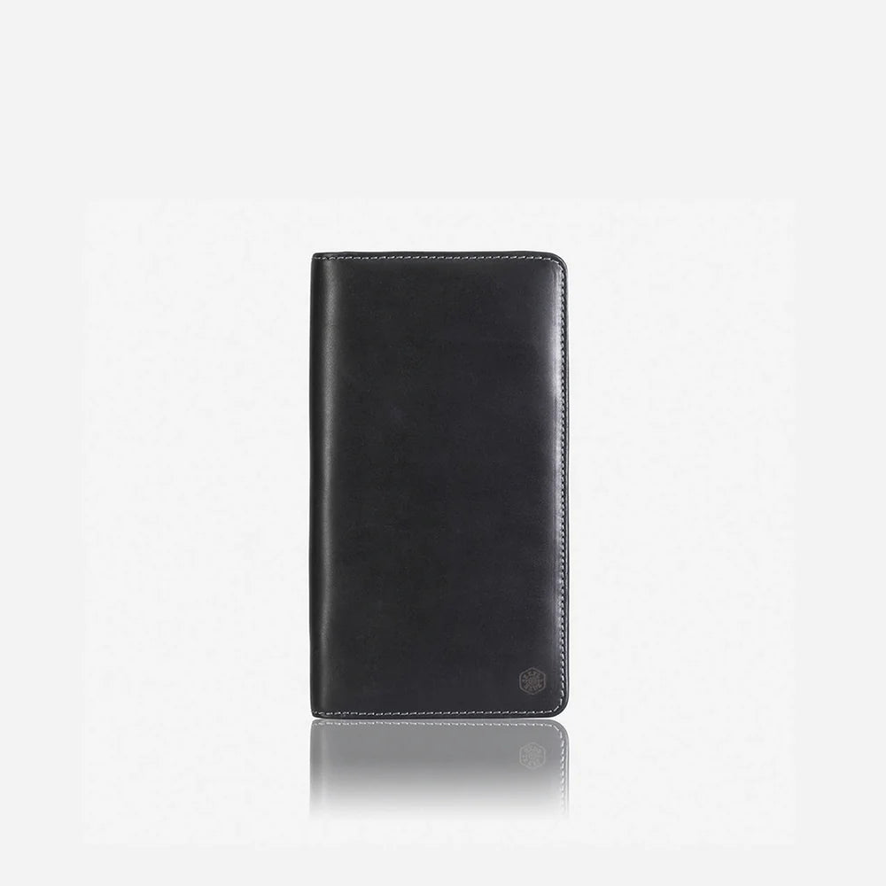 Jekyll and Hide Black large zip passport holder