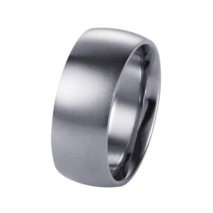 Cudworth Brushed Stainless Steel Band Ring