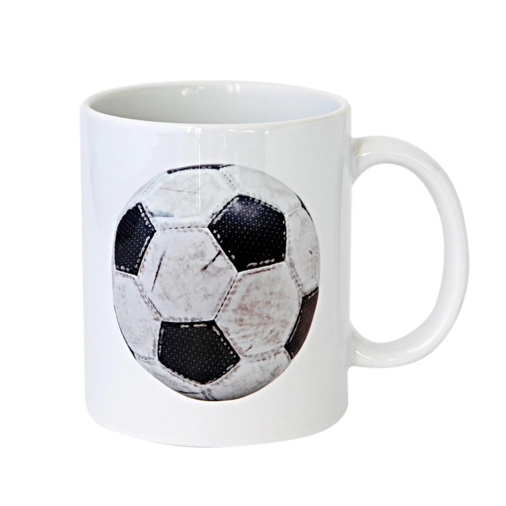 Ornament Series Worn Soccer Ball Coffee Mug