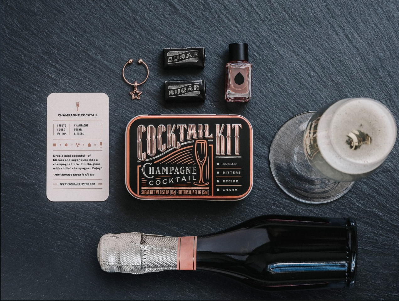 CHAMPAGNE COCKTAIL KIT