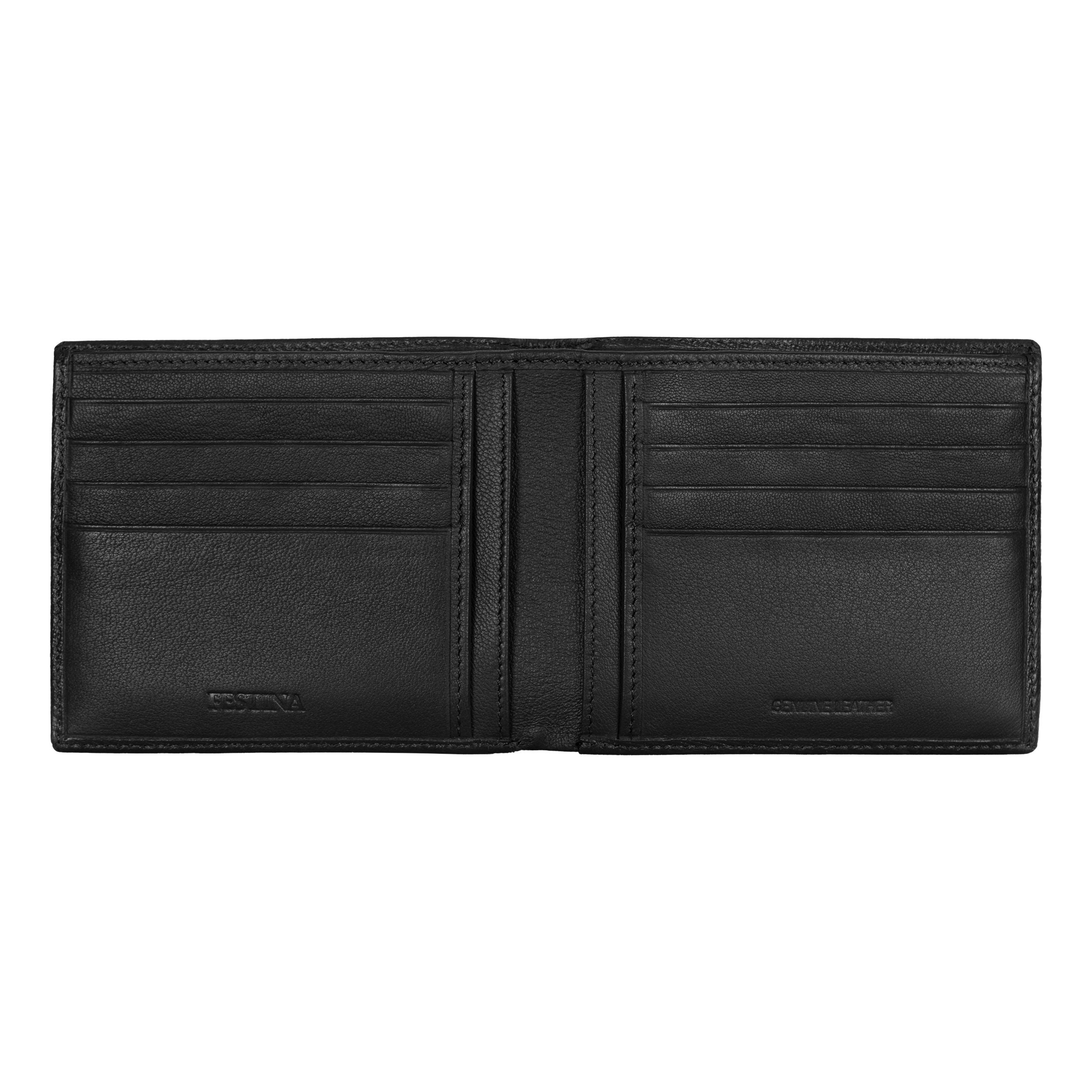 Leather Card Wallet Classicals Black