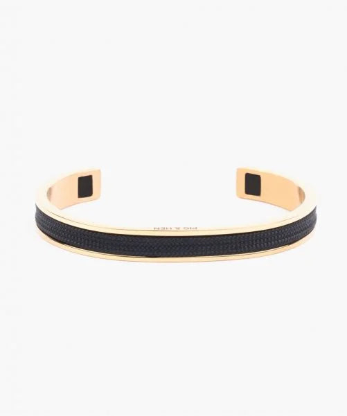 Bracelet Navarch 9mm Black | Gold