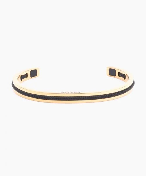 Bracelet Navarch 6mm Black | Gold