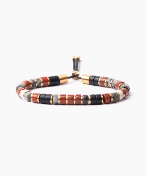 Pig and Hen Gold Bracelet Brontide 6mm Adjustable Osaka