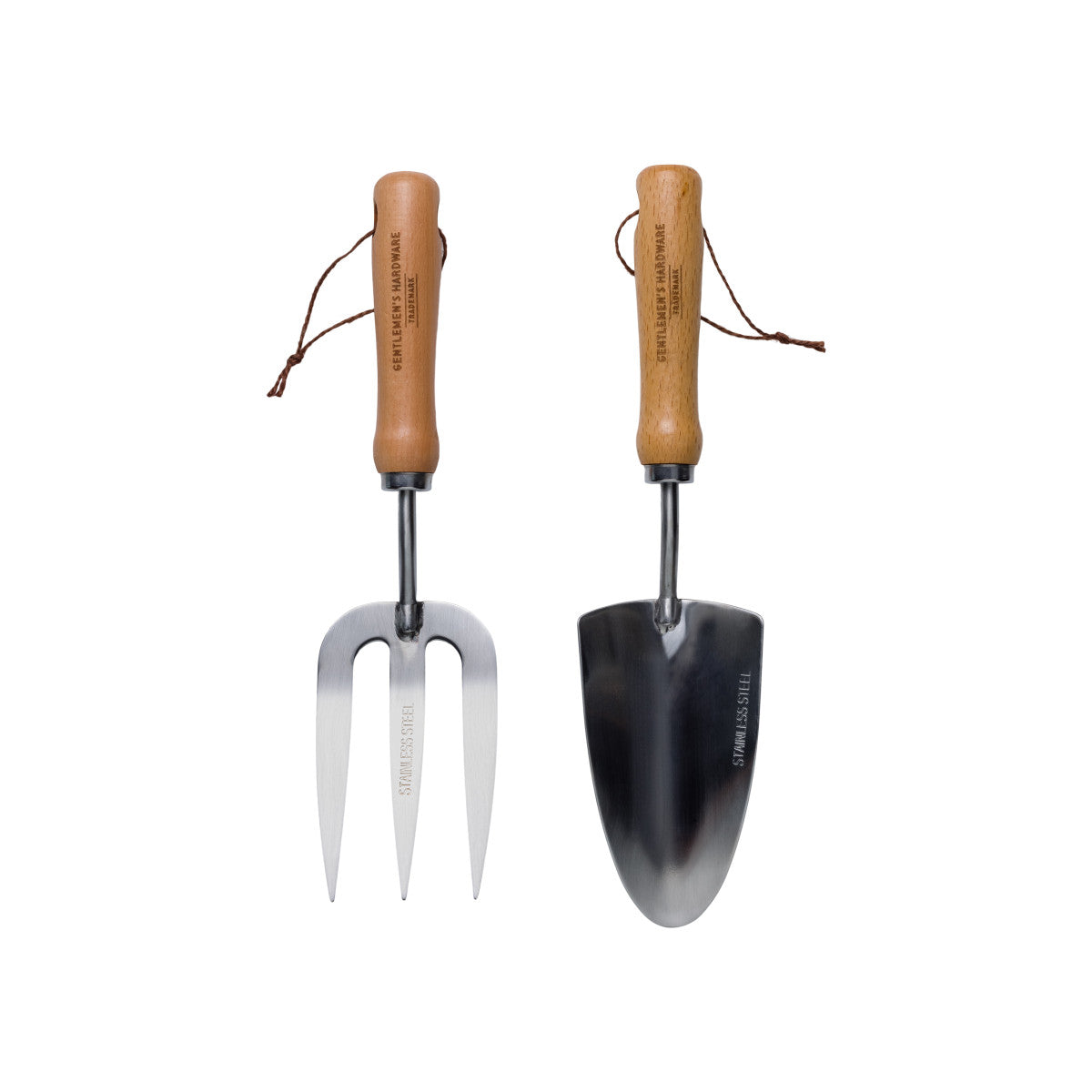 Stainless Steel Fork and Trowel