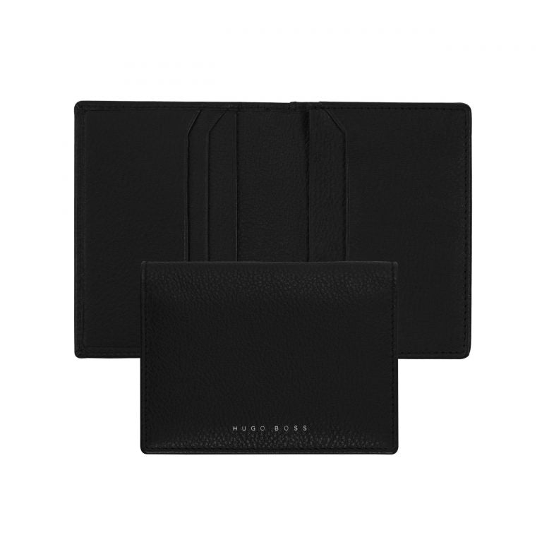 Leather Card Wallet Storyline Black