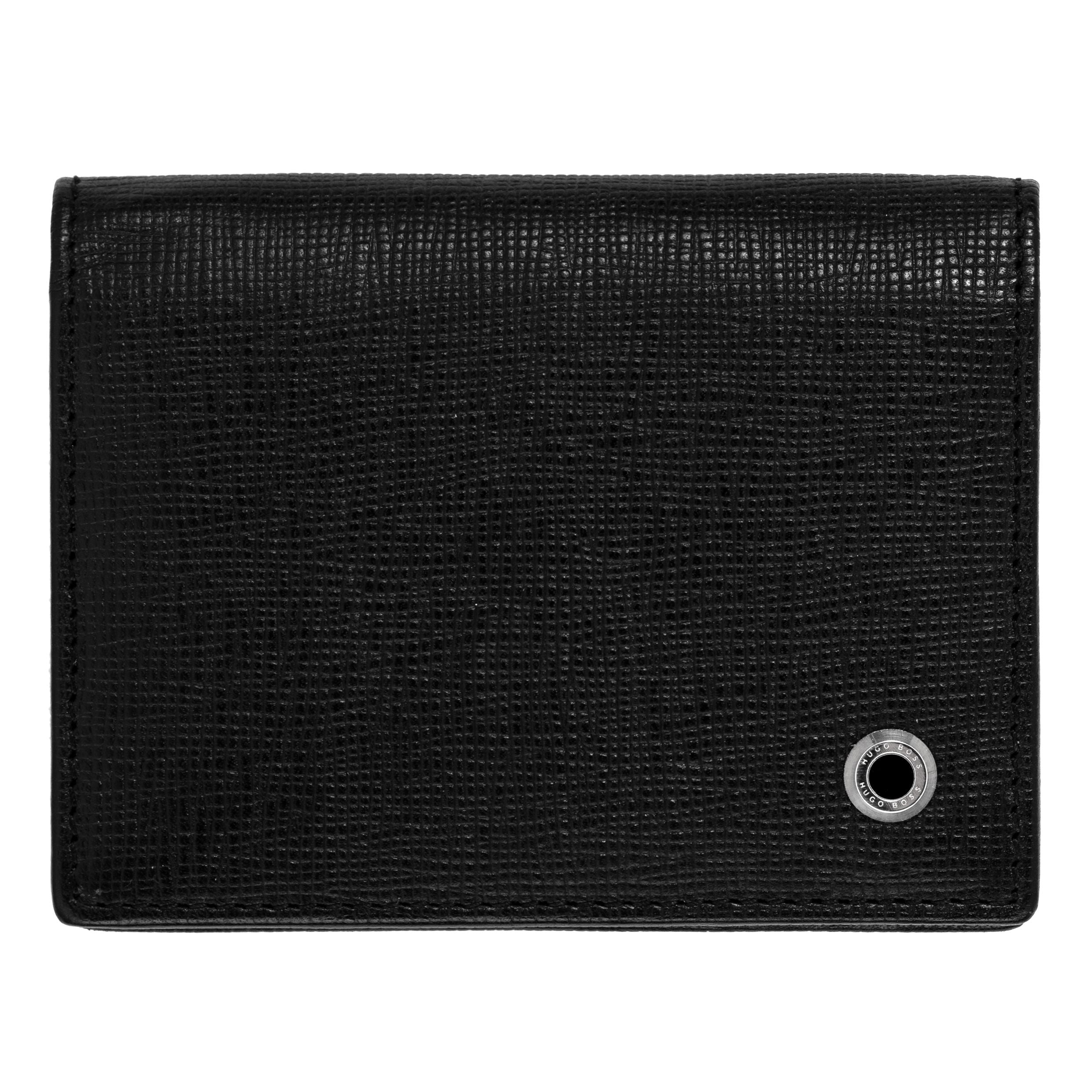 Leather Card Wallet Tradition Black