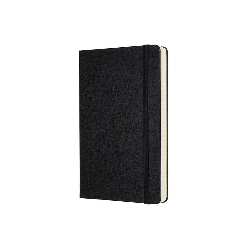 A5 Classic Hard Cover Notebook Expanded - Ruled - Large - Black
