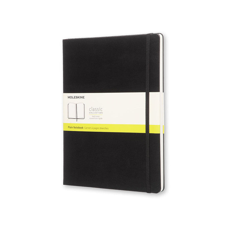 Classic Hard Cover Notebook - Plain - Extra Large - Black
