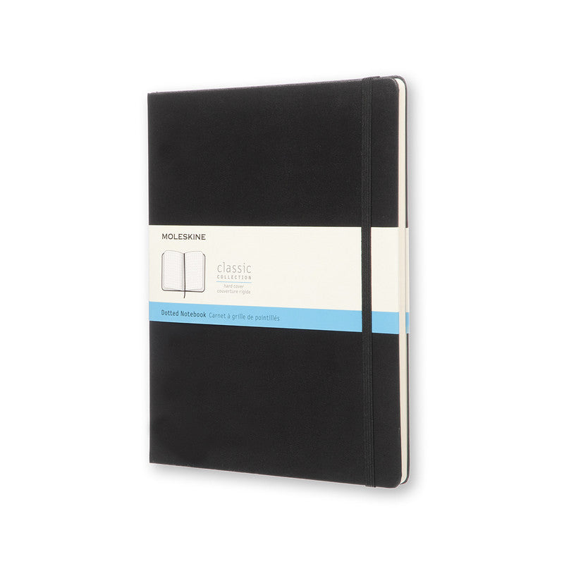 Classic Hard Cover Notebook - Dot Grid - Extra Large - Black