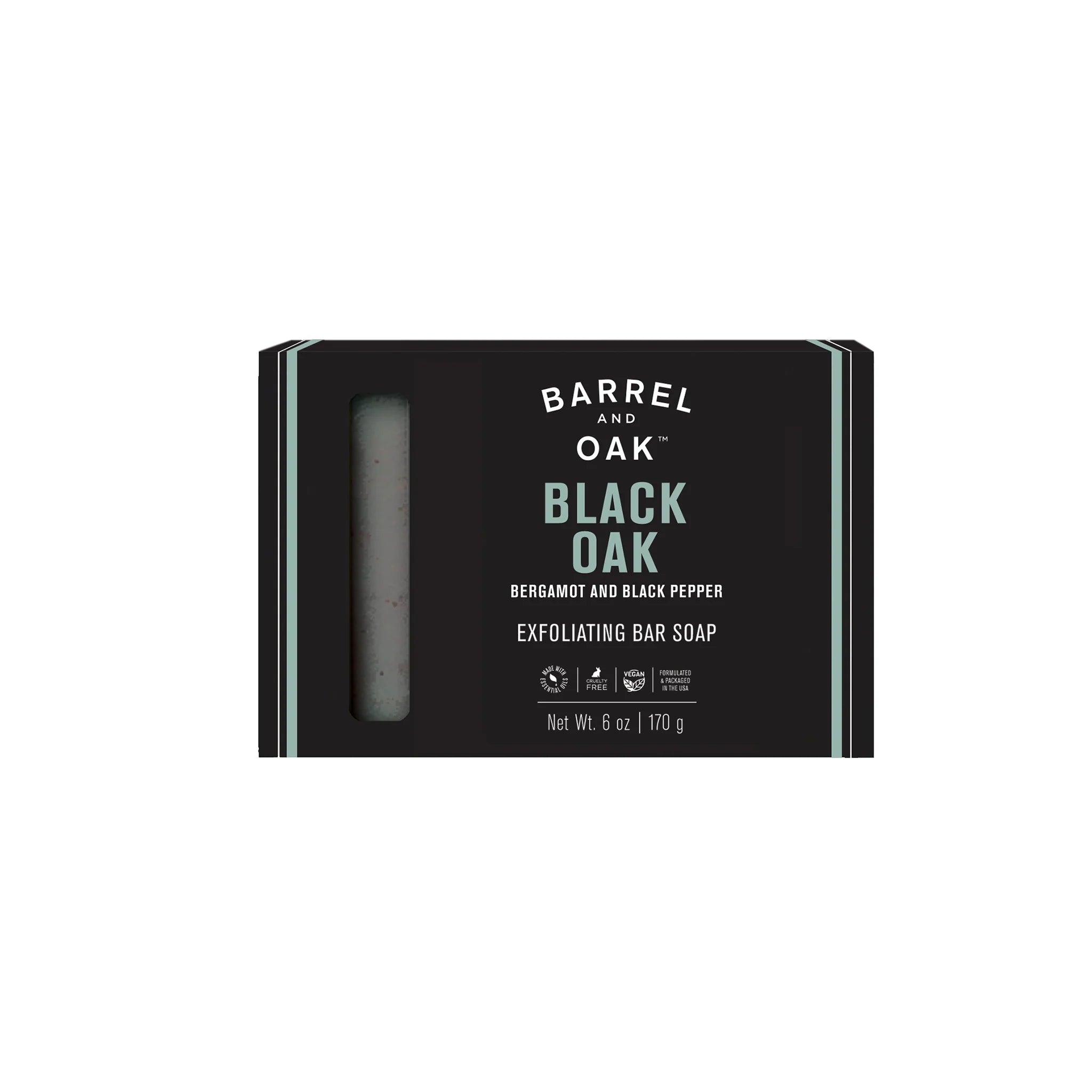 Exfoliating Bar Soap - Black Oak 6 oz.