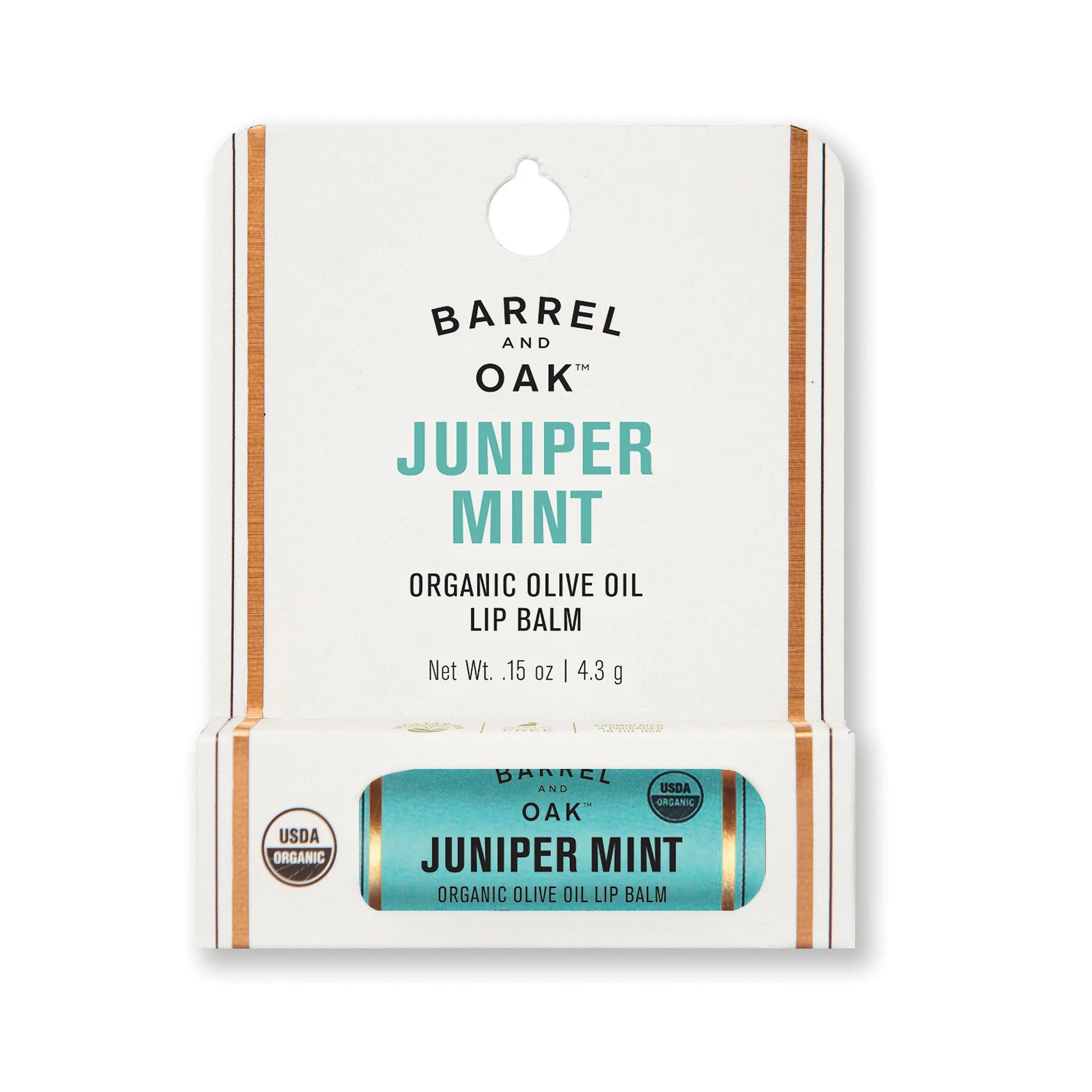 Olive Oil Lip Balm - Juniper Mint 15 oz.