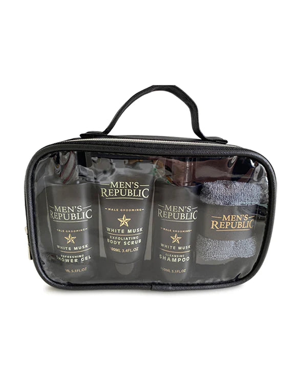 Grooming Kit - 4pc Shower Cleansing in Carry Bag