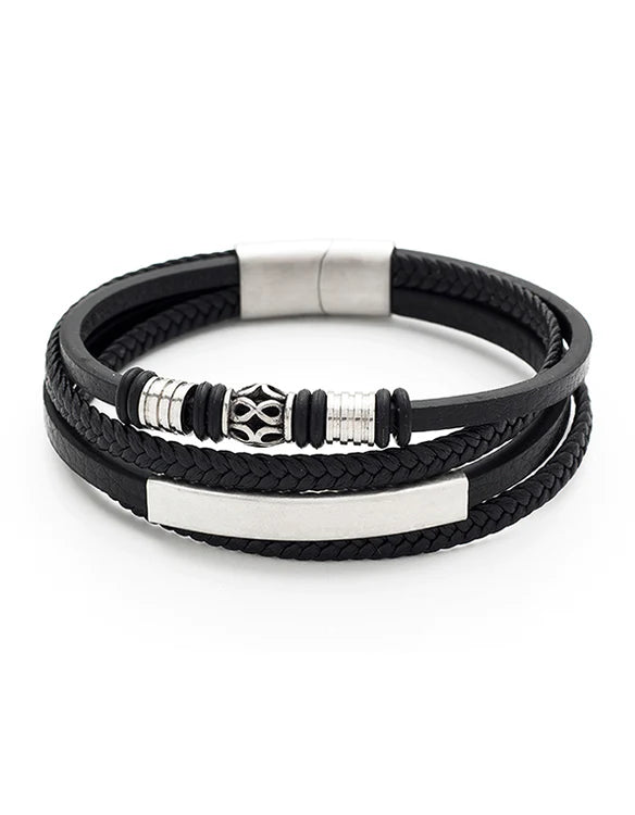 Multi Leather Bracelet