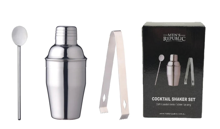 3pc Cocktail and Bar Gift Set - 350ml