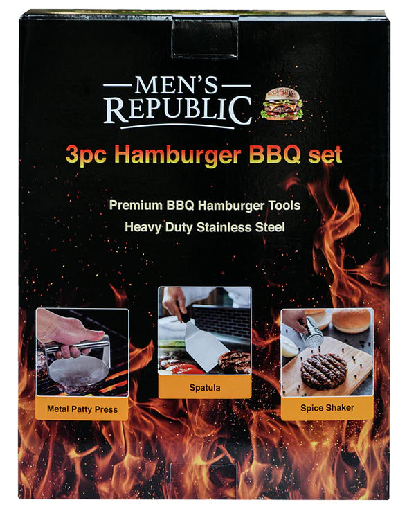 Hamburger BBQ set - 3pcs
