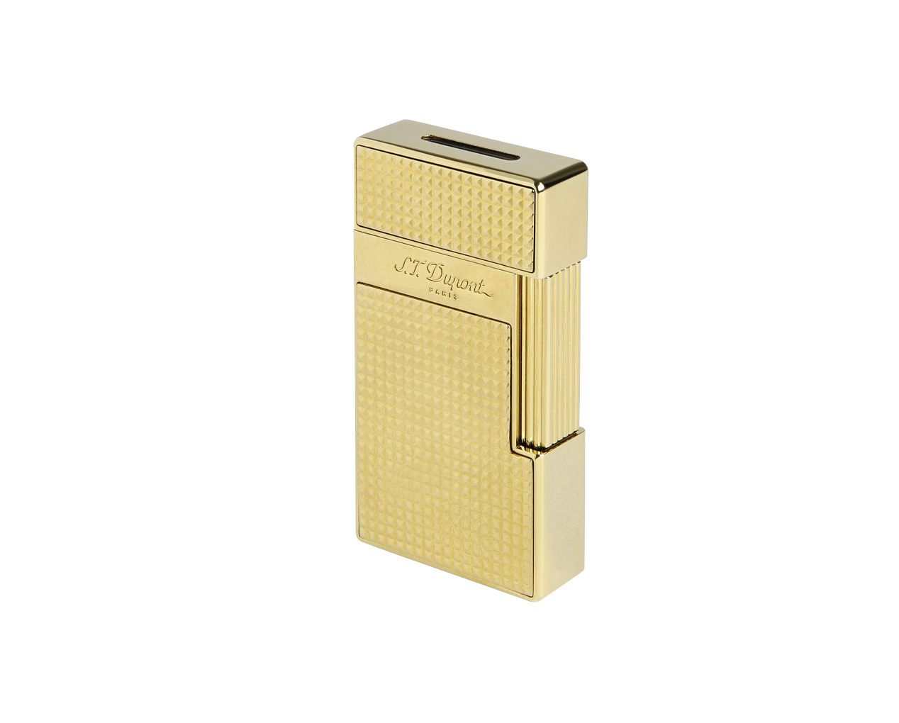 Biggy Diamond-Point Gold Lighter