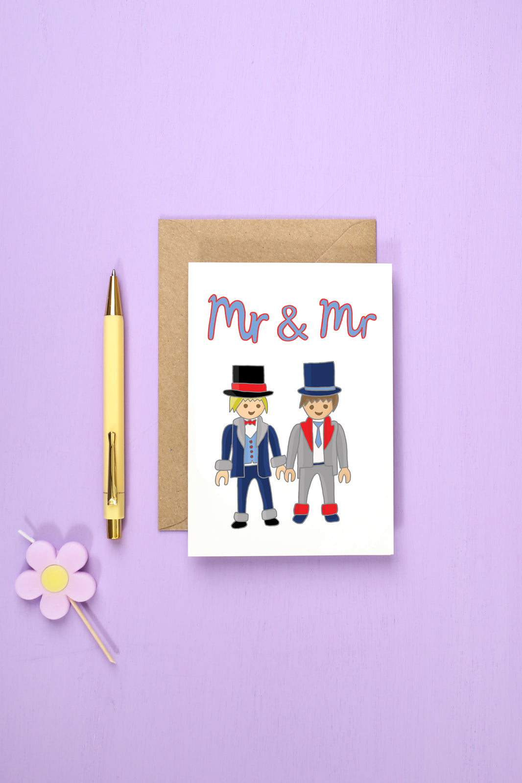 MR AND MR Weeding Greeting Card