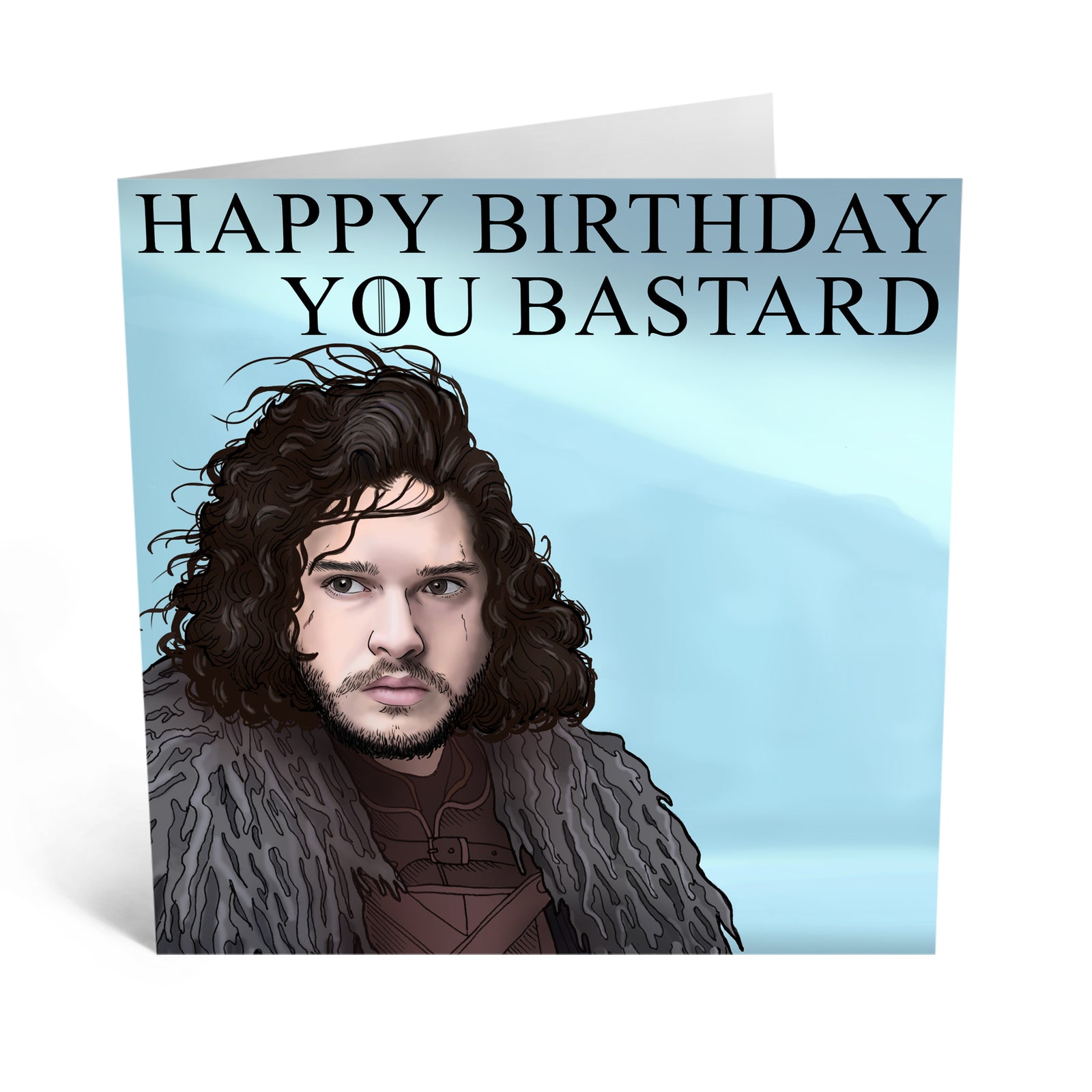 Jon Snow Birthday Bastard Card