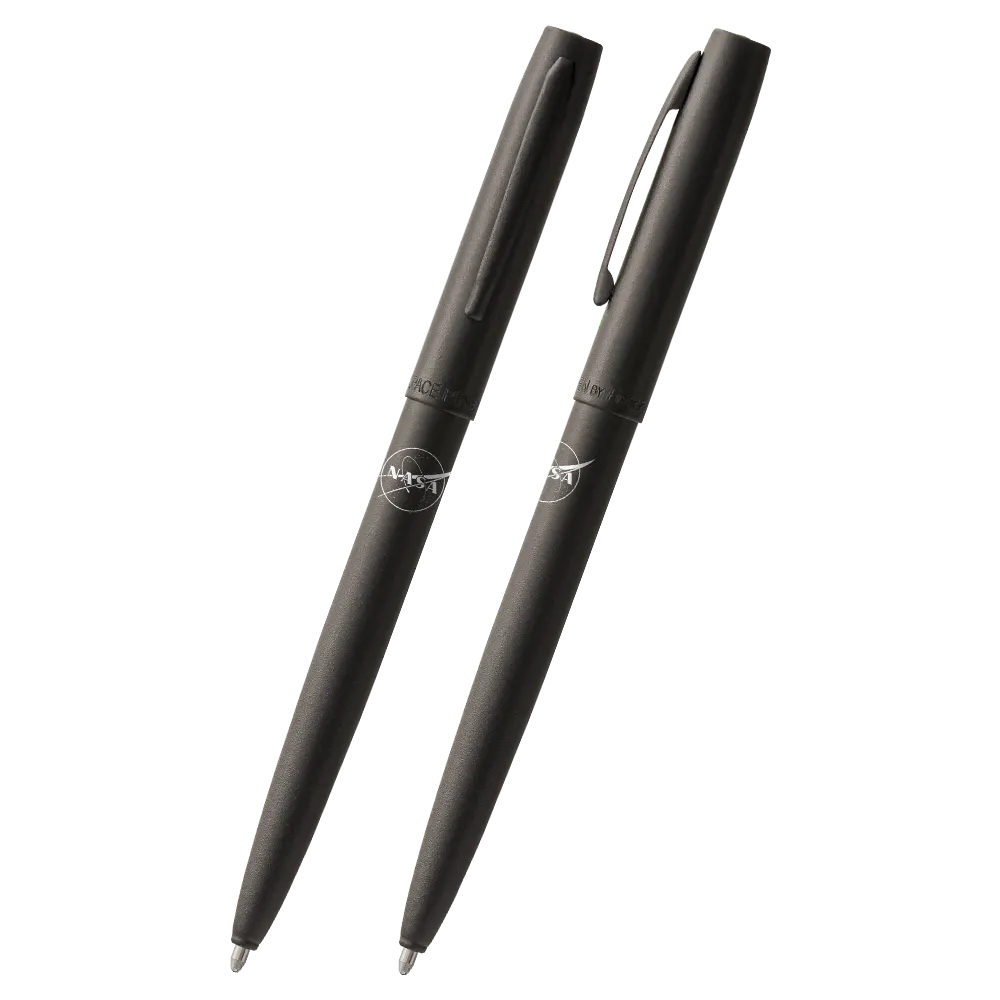 Fisher Matte Black Cap-o-Matic Space Pen, Nasa Meatball
