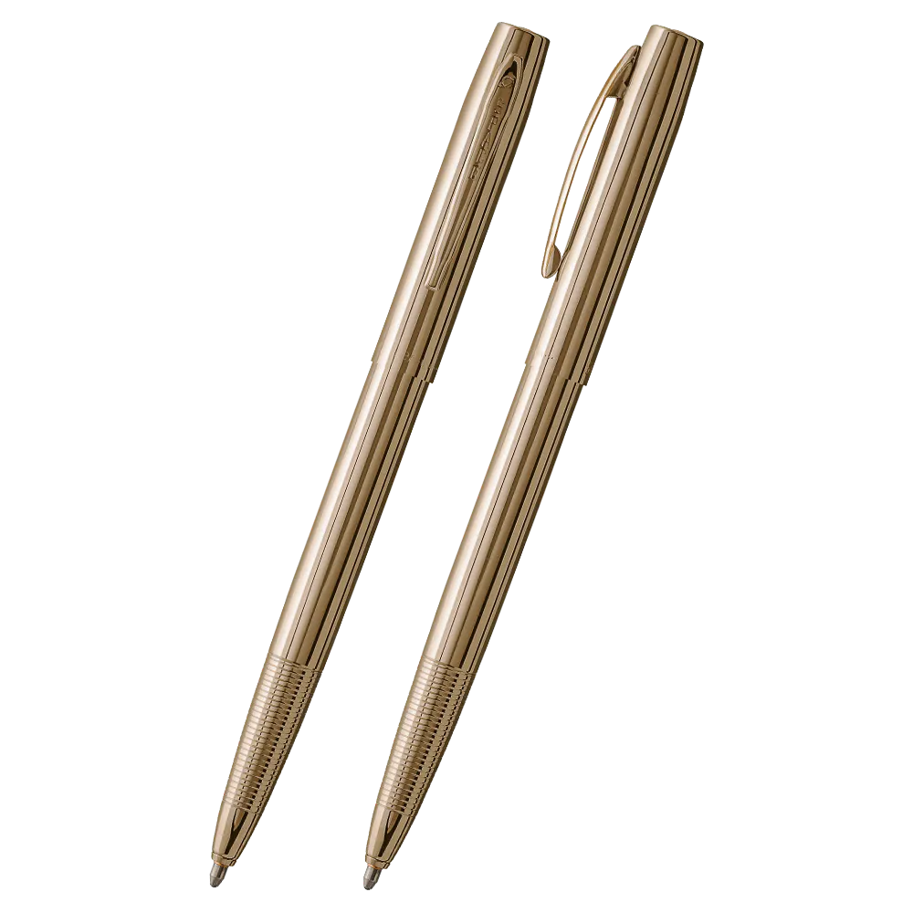Lacquered Brass Cap-o-Matic Space Pen