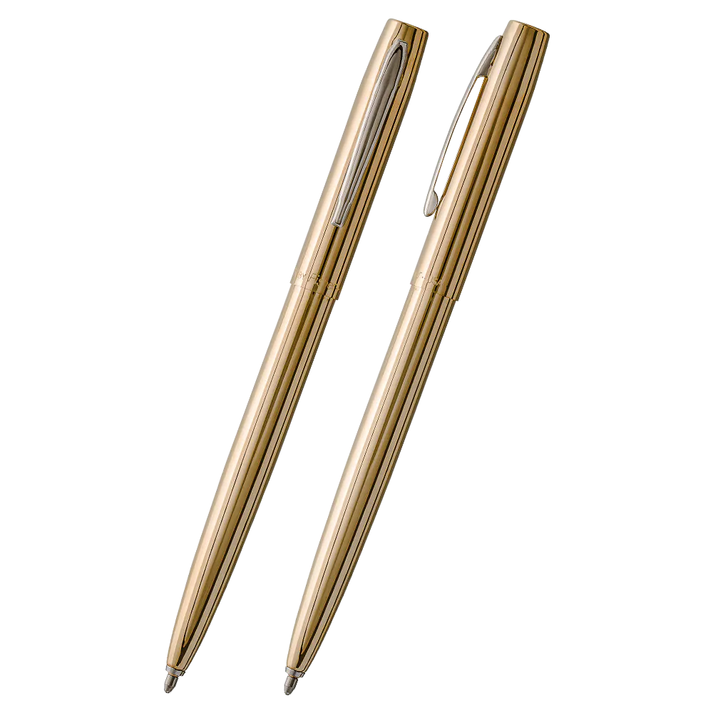 Antimicrobial Raw Brass Cap-o-Matic Space Pen