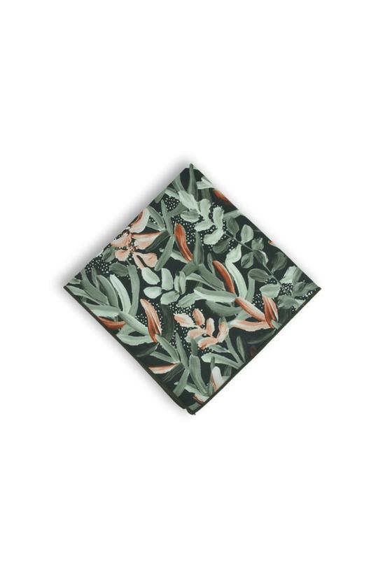 Pocket Square - Exquisite Protea Green