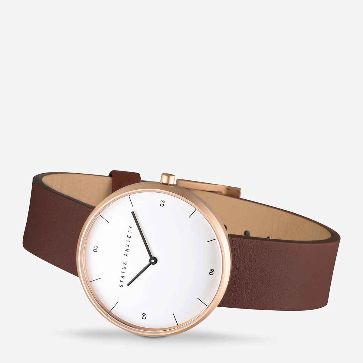 Watch Repeat After Me Brushed Copper/White/Brown