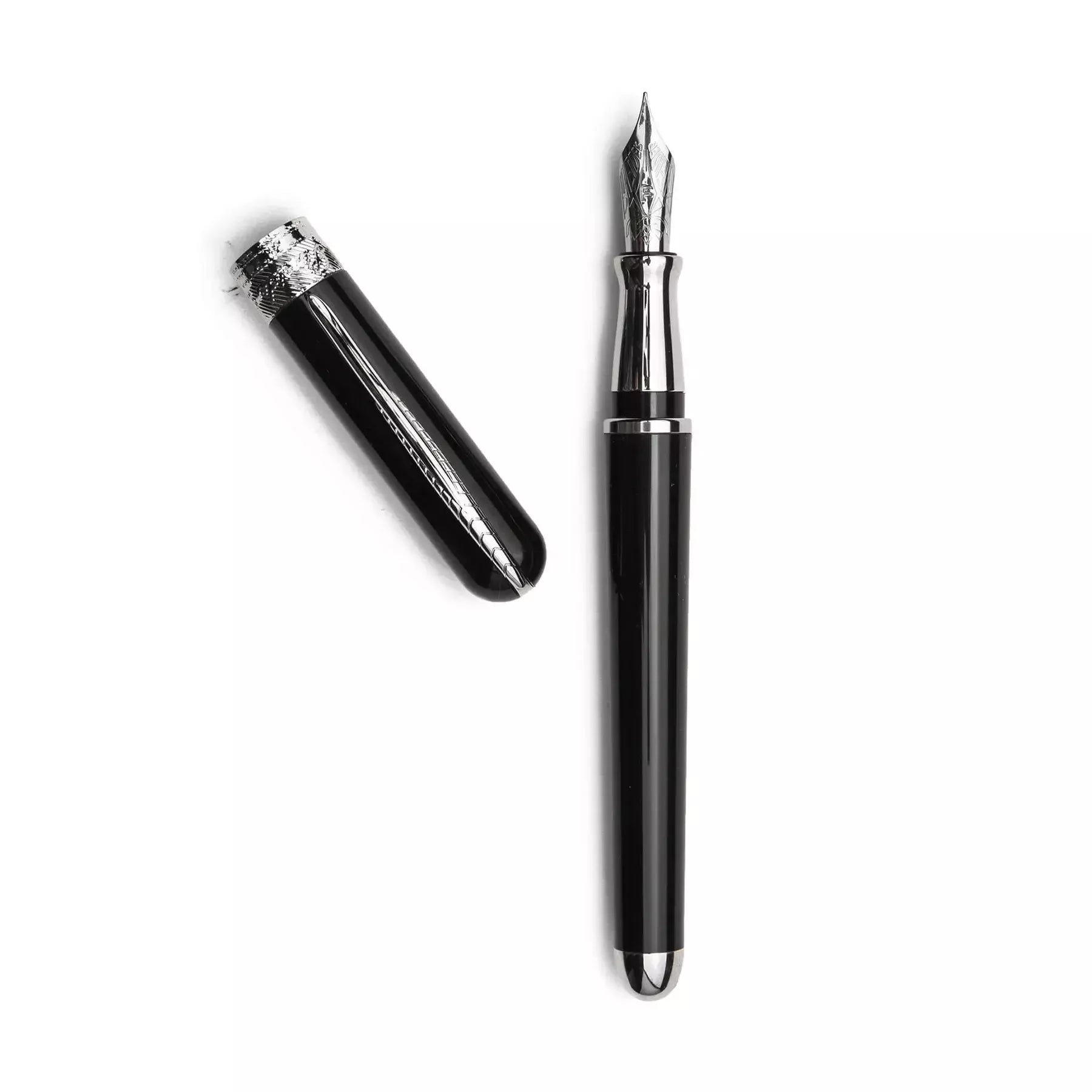 Pineider Avatar Ultra Resin Graphene Black M Fountain Pen