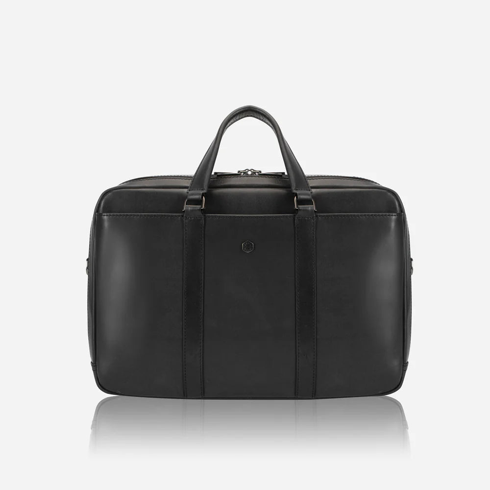 17" Multi Compartment Briefcase, Black