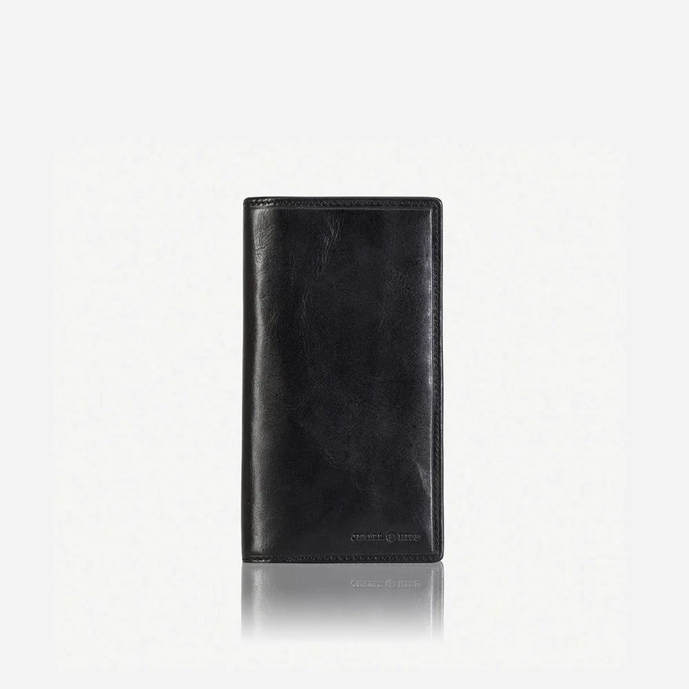 LARGE TRAVEL AND MOBILE WALLET BLACK
