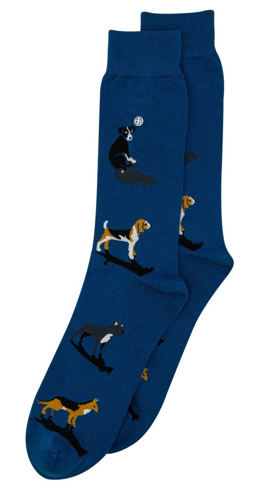 DOGS NAVY SOCKS - MEDIUM