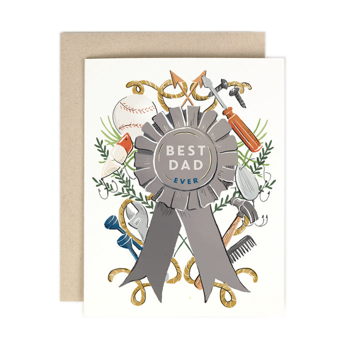 BEST DAD EVER Greeting Card