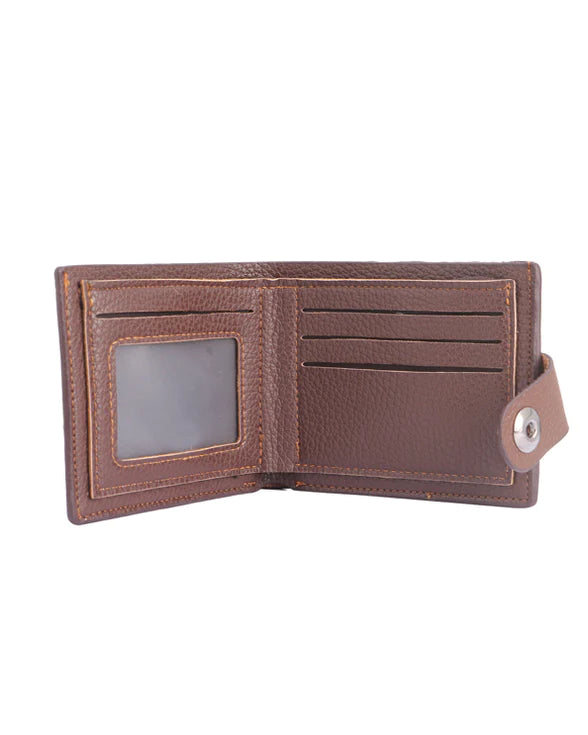 Watch set with Leather Wallet - Brown
