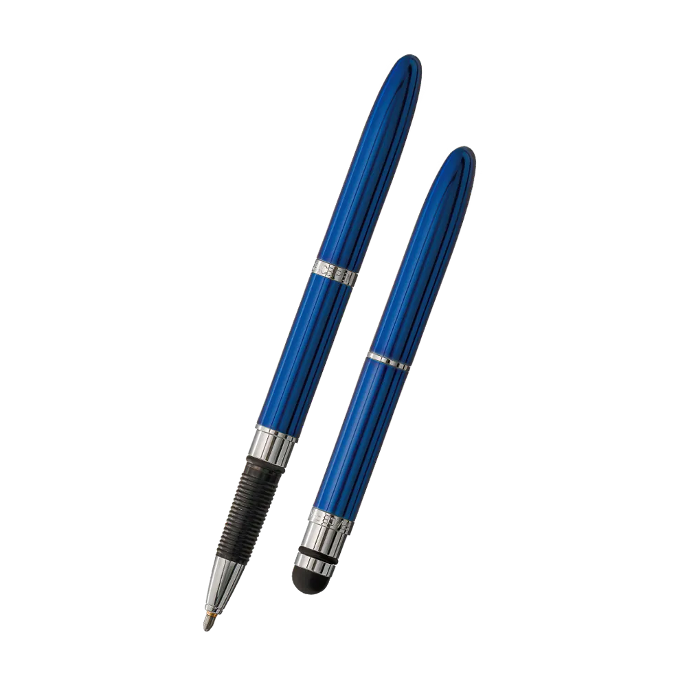 Blue Lacquer Bullet Grip Space Pen, Stylus
