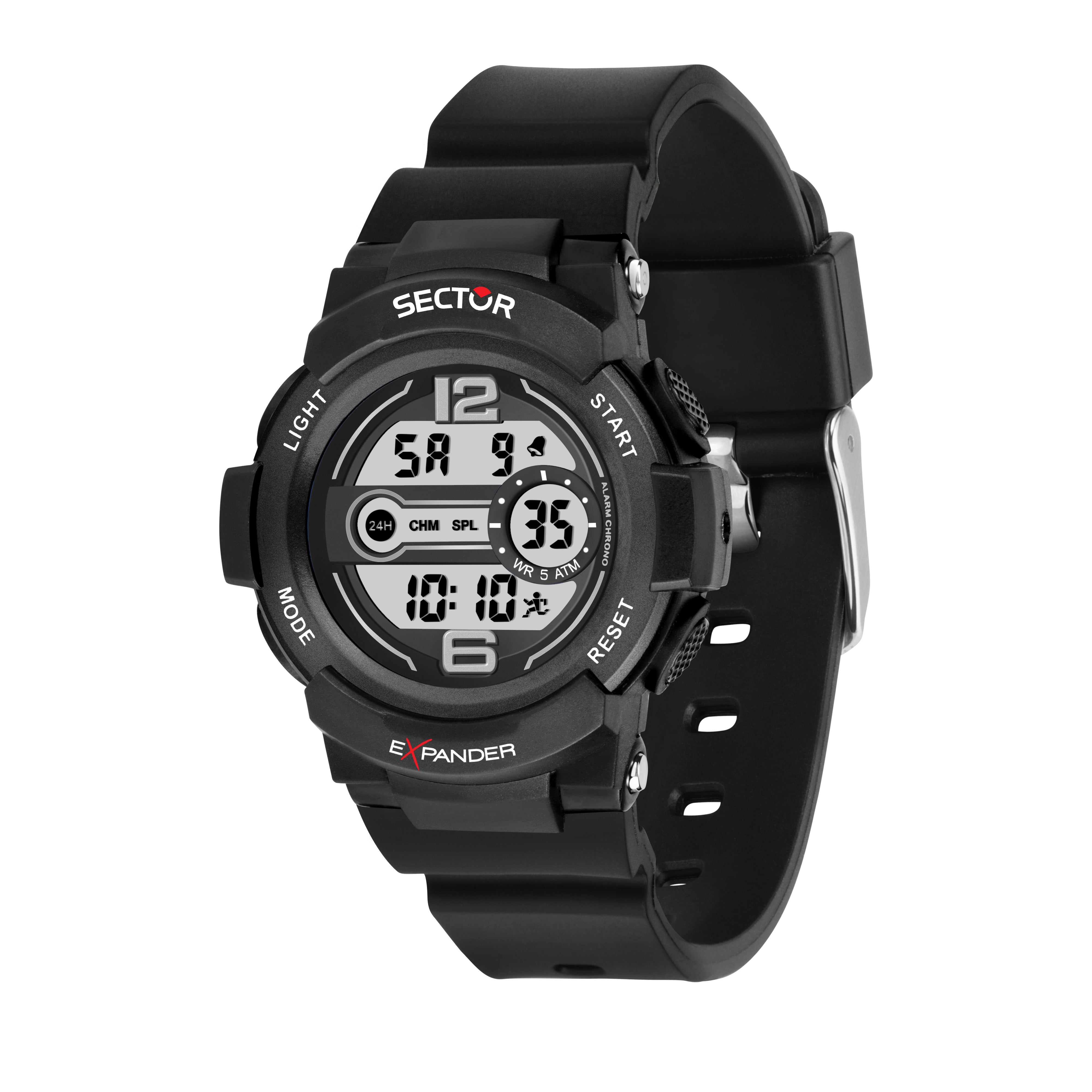 EX-16 Black Digital Watch