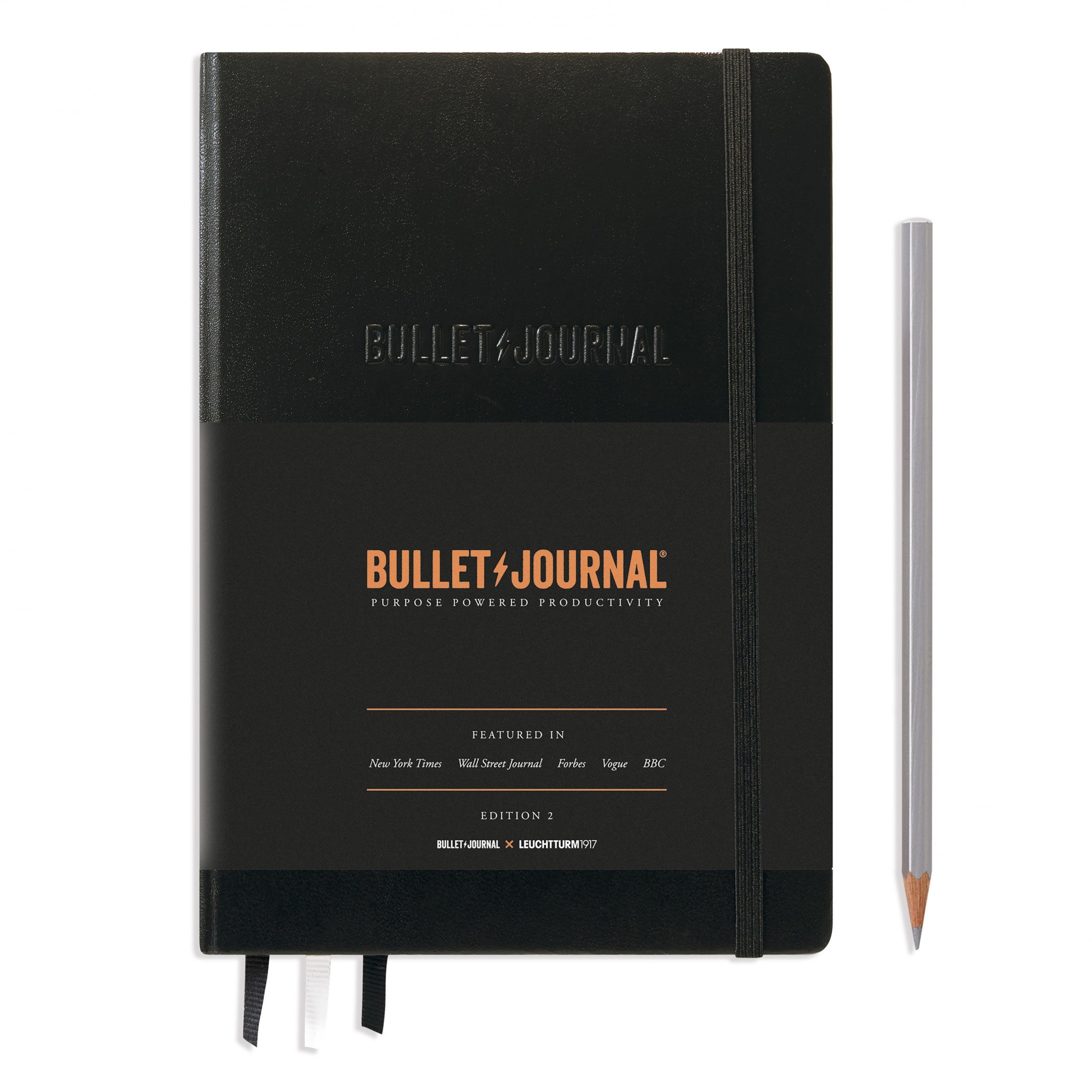 Bullet Journal Edition 2 Medium (A5), 120g/m² paper, 206 p, Black