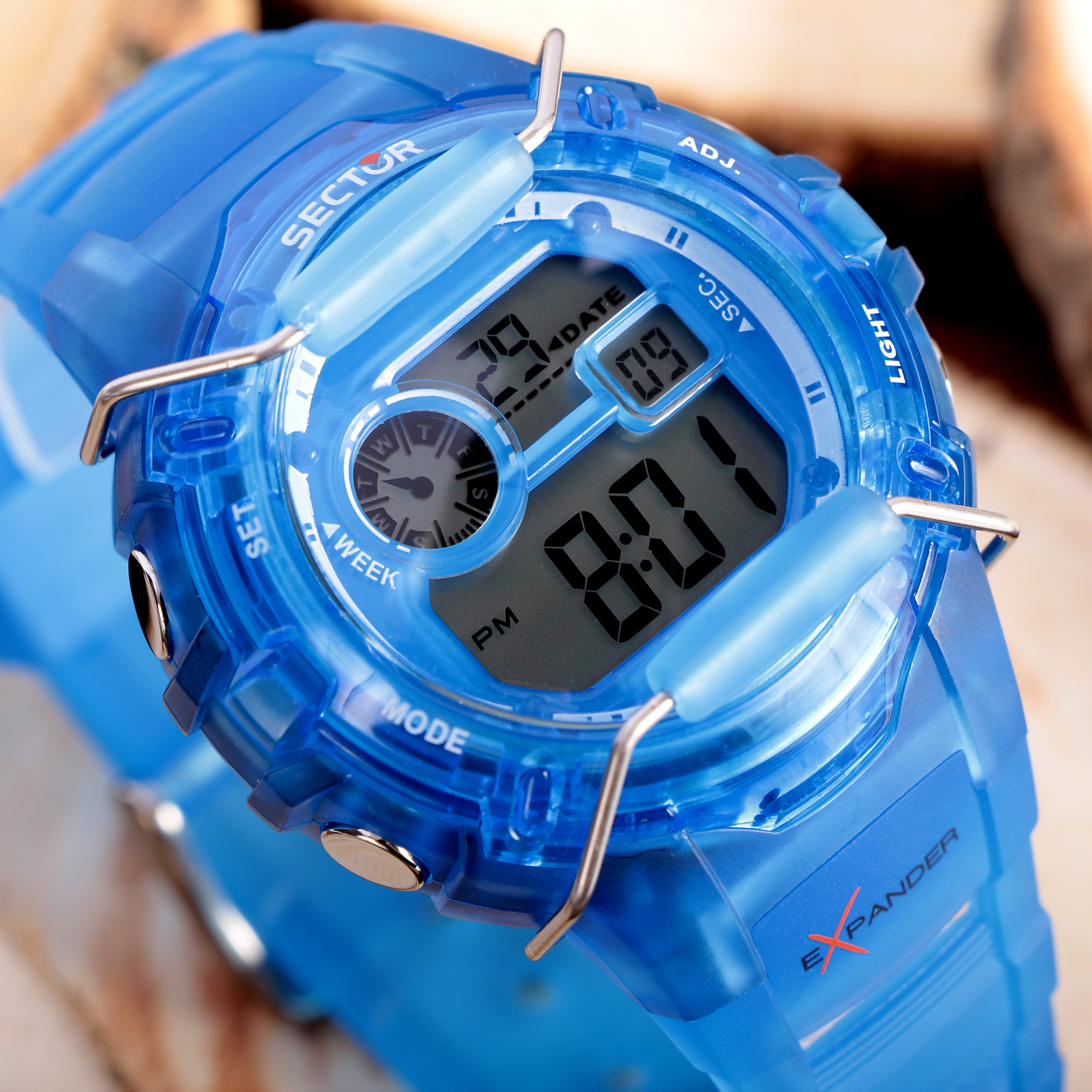 EX-05 Blue Digital Watch