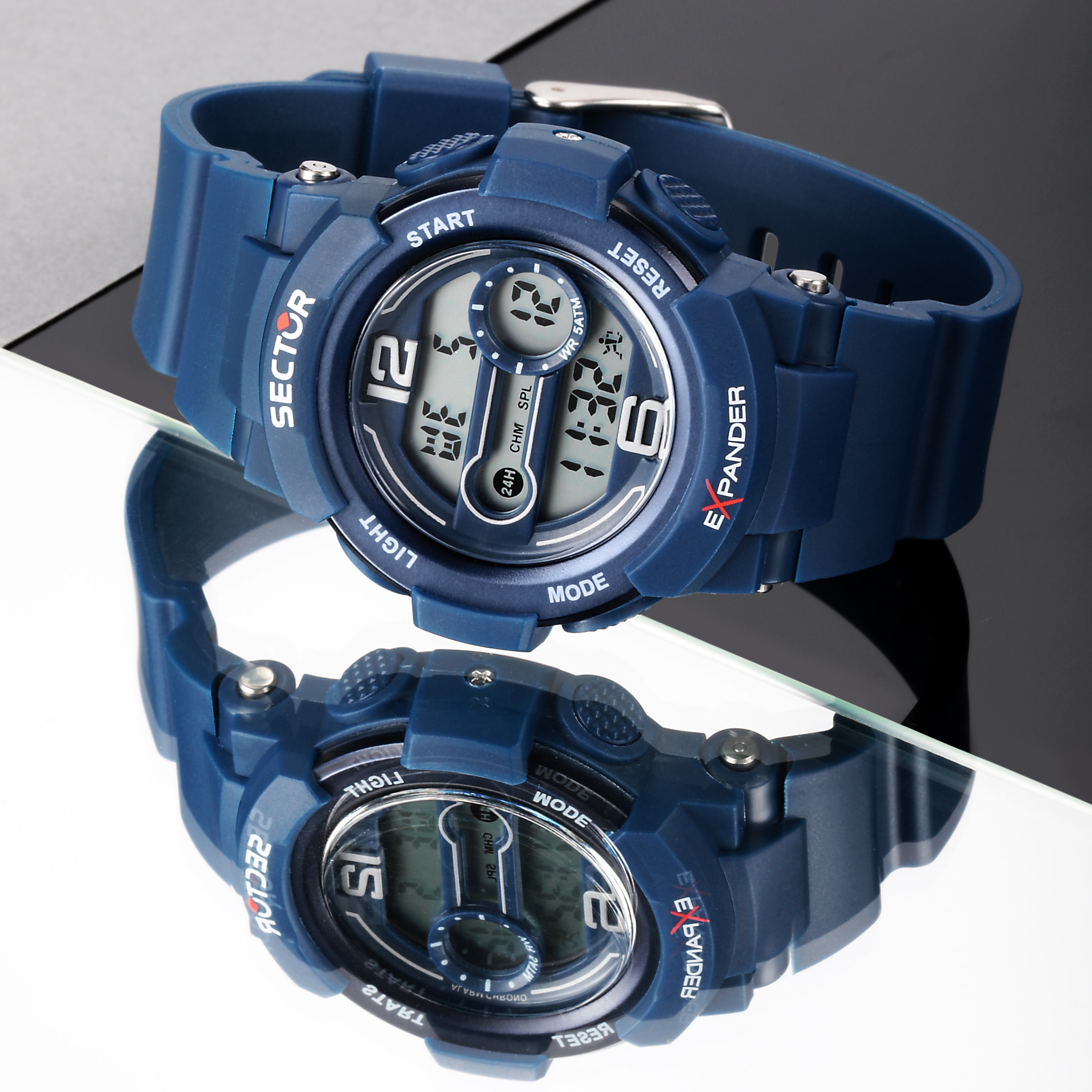 EX-16 Blue Digital Watch