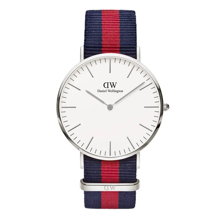 Daniel Wellington 40mm Classic Oxford Silver Watch