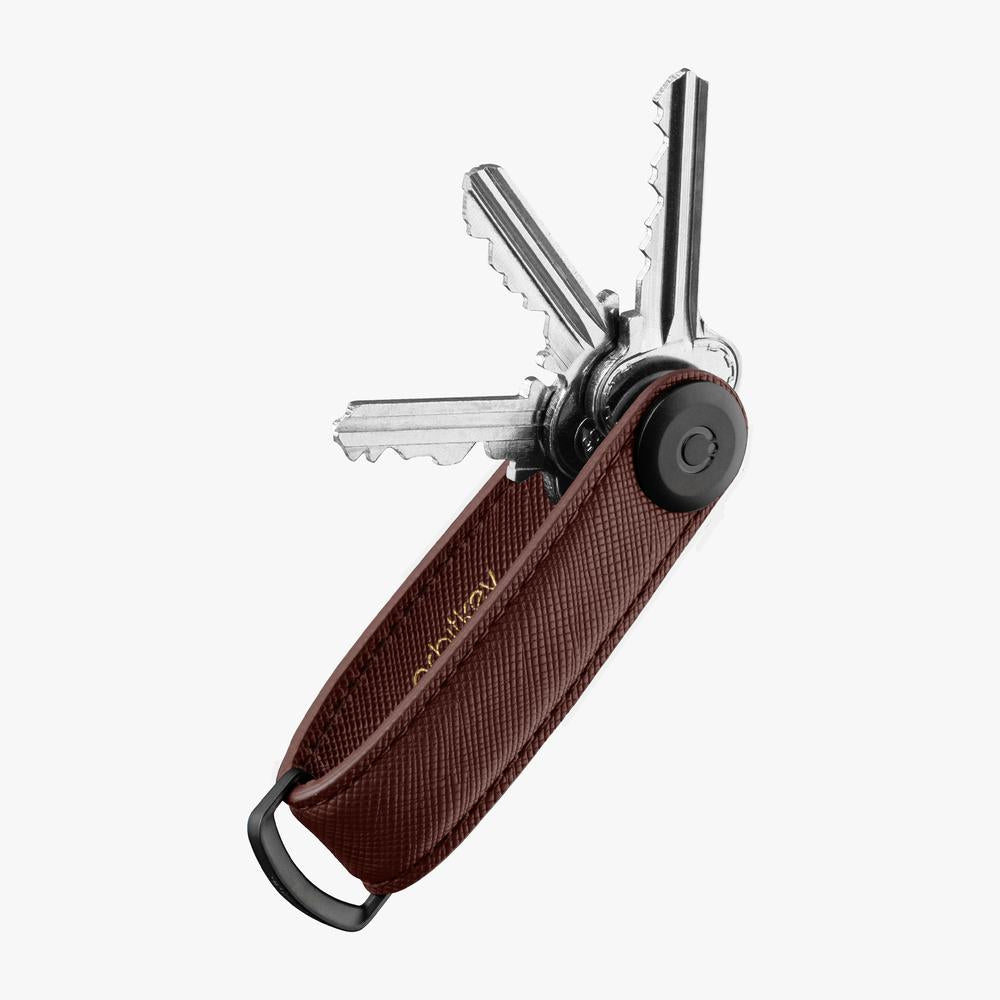 Key Organiser Saffiano - Dark Cherry